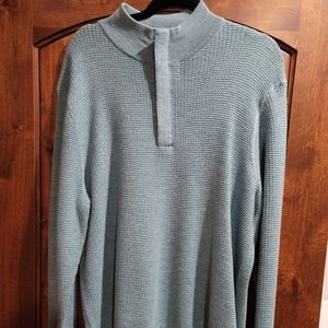 Vineyard Vines Men's 100% Extra Fine Merino Wool Quarter Zip Sweater. Large. NWT